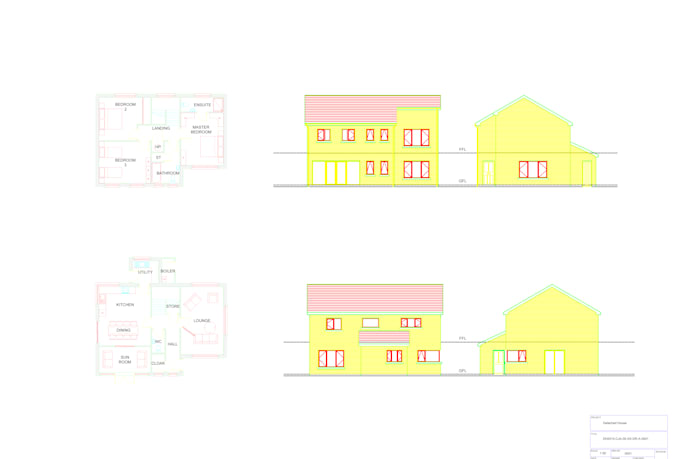 provide a spatial layout for office space or dwelling
